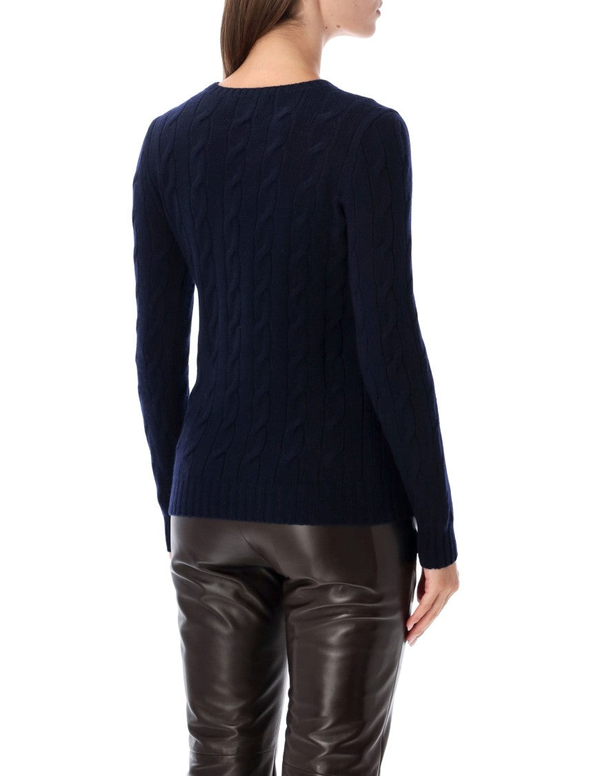 Polo Ralph Lauren Slim-Fit Cashmere Sweater With Iconic Cable Knit Design
