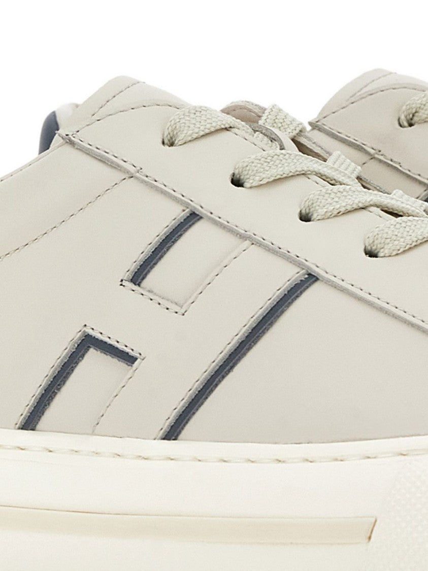 Hogan Low-Top Sneakers With Silk And Nylon Upper