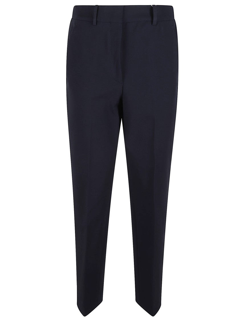 Incotex Straight-Leg Tailored Pants With Fitted Waistband