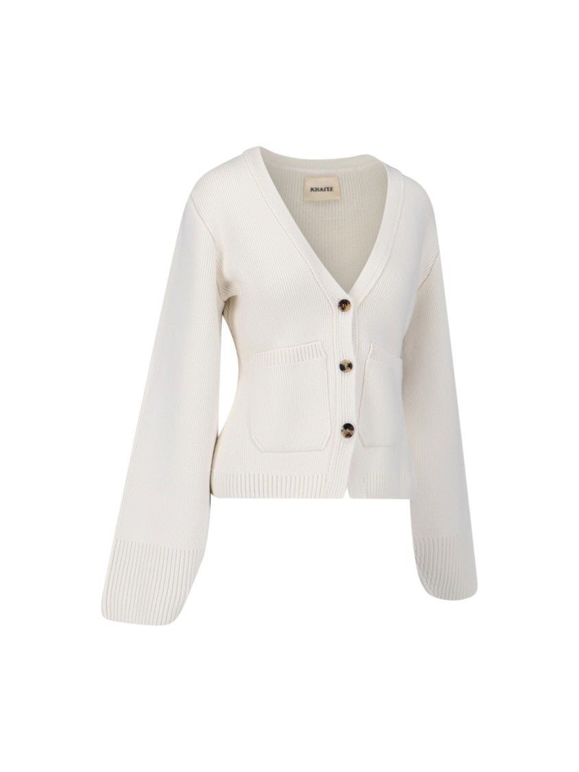 Khaite "The Scarlet" Cardigan – White
