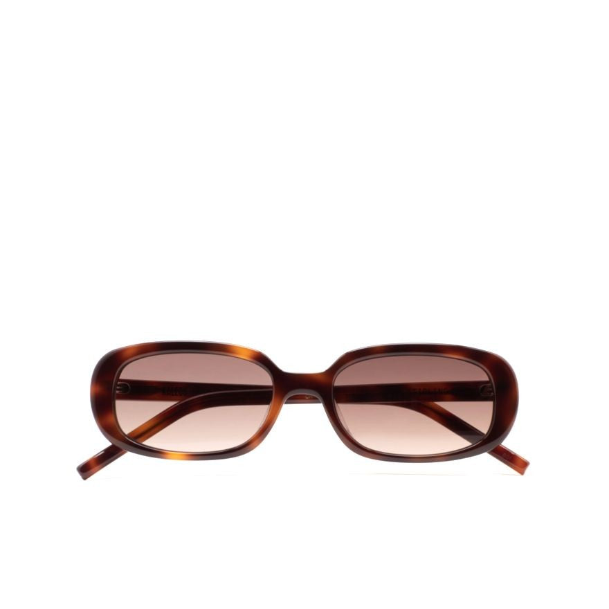 Kaleos Stirling Rectangular Tortoiseshell Sunglasses With Gradient Brown Lenses