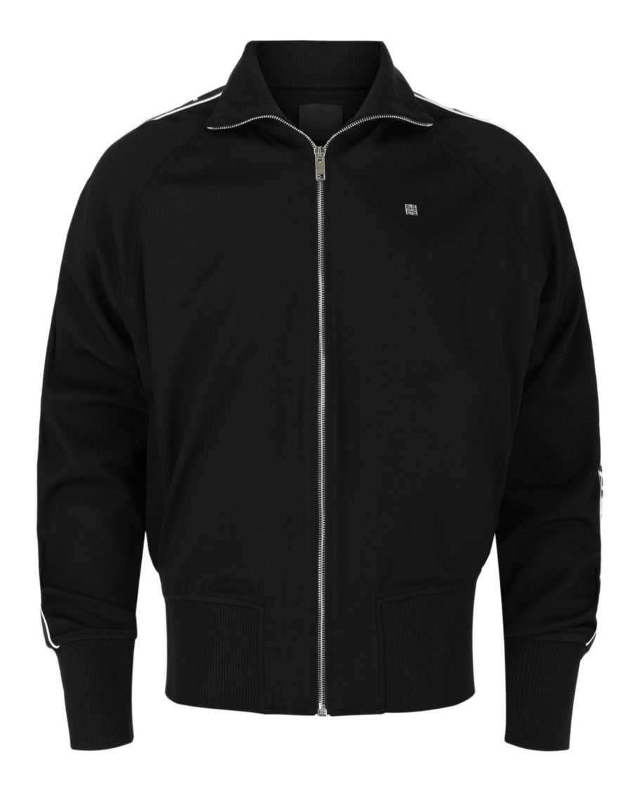 Givenchy Logo Tape Zipped Jacket