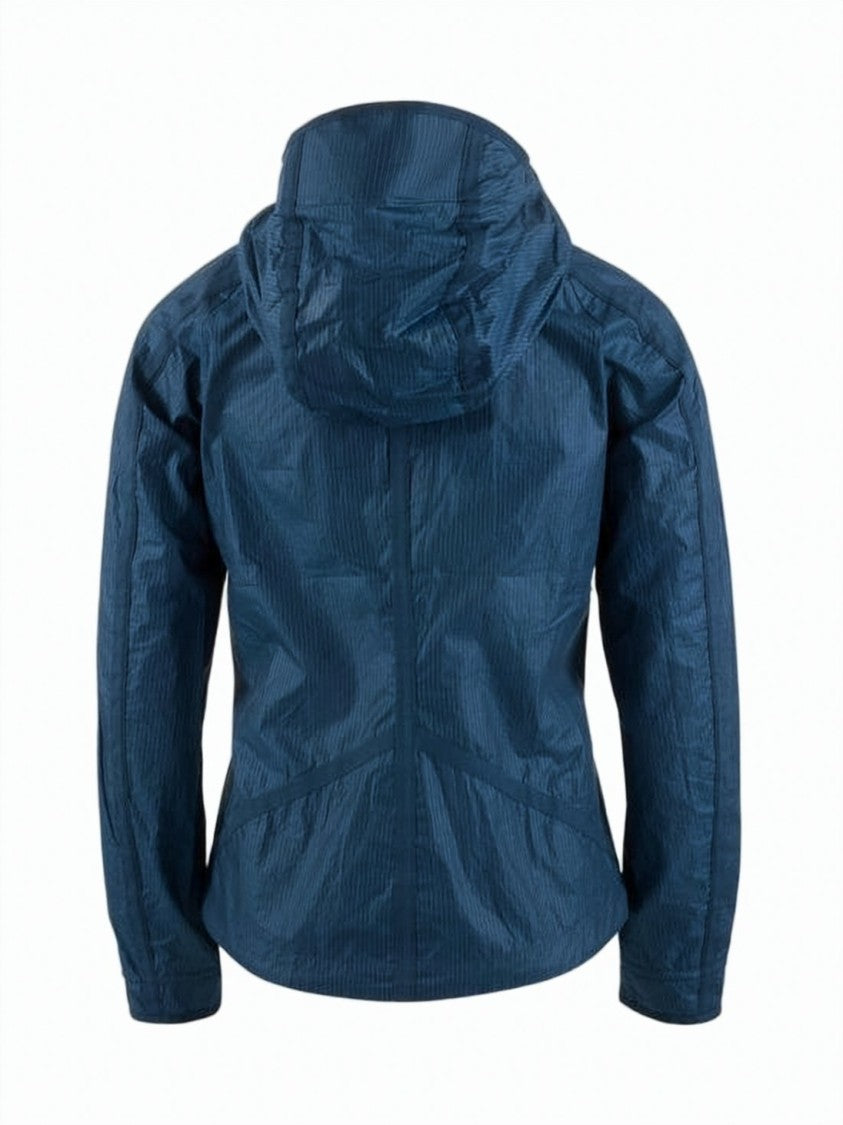 Klattermusen Fitted Blue Jacket With Hood