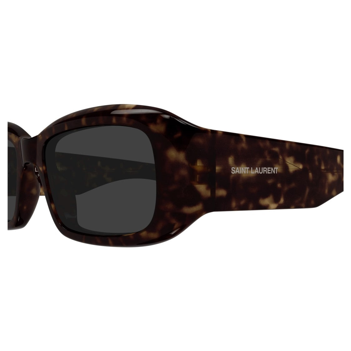 Saint Laurent Sl 809 Rectangular Tortoiseshell Sunglasses