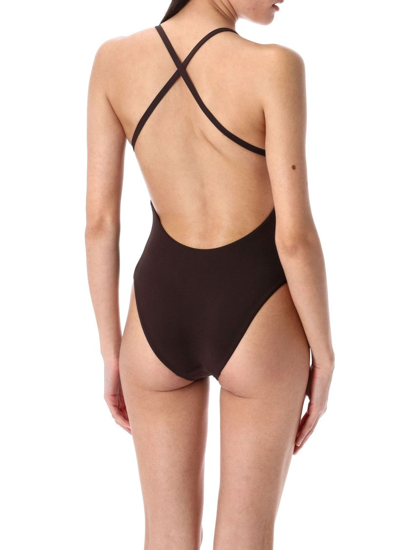 Lido Uno Crossed Straps Matt One Piece