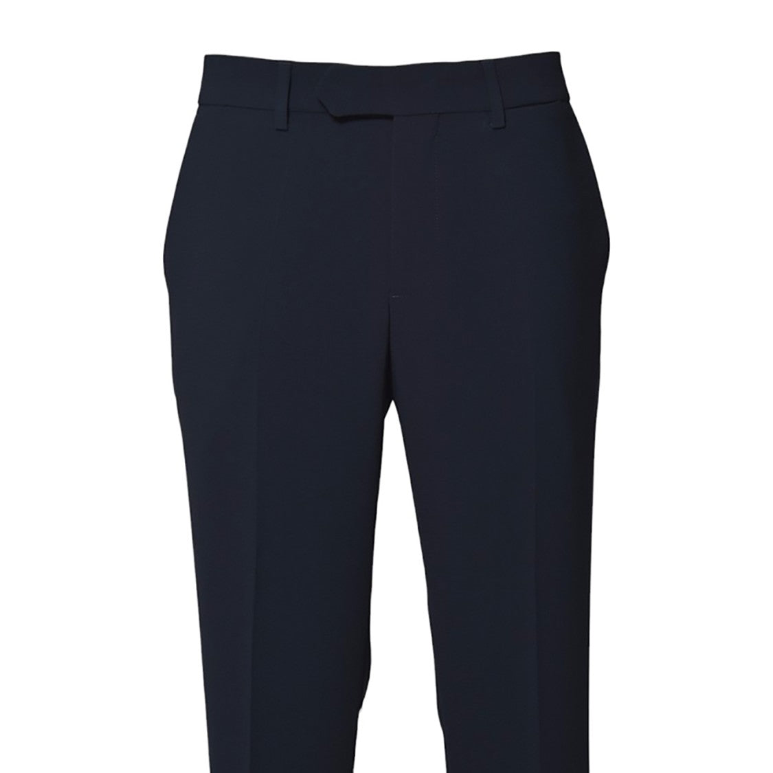 Aspesi Dark Blue Crepe Cady Trousers