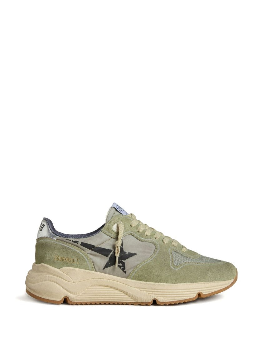 Golden Goose Silk And Nylon Graphic Detail Sneakers