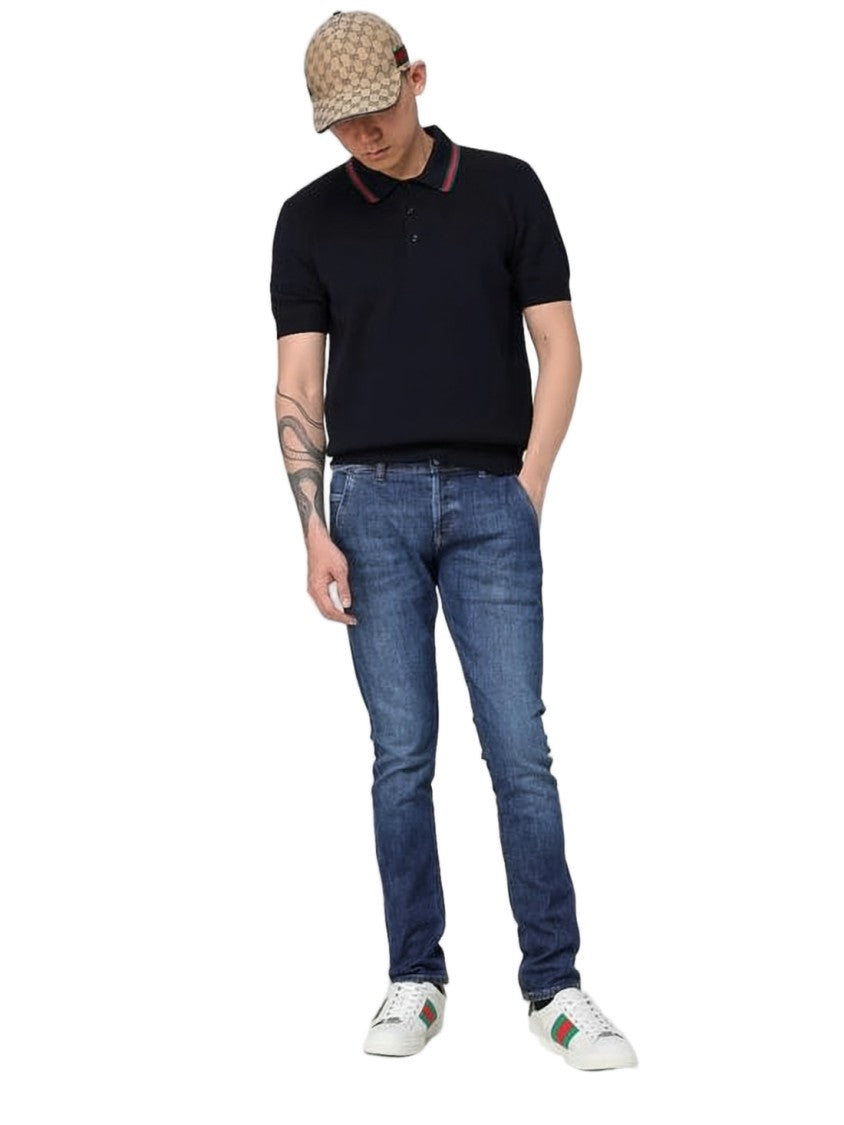 Gucci Short-Sleeved Polo Shirt With Iconic Stripe Detailing