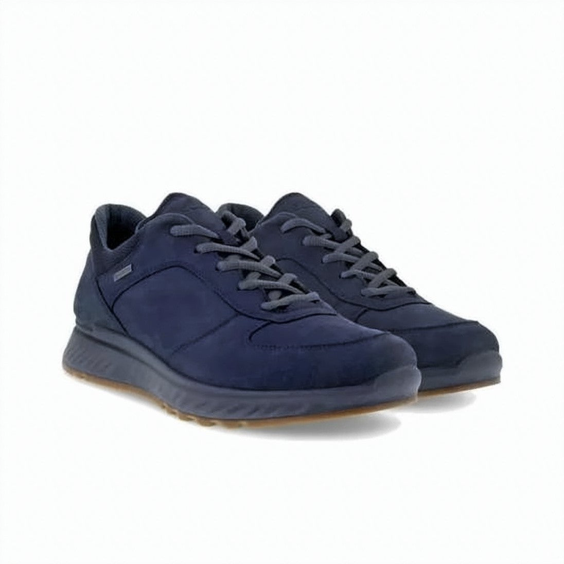 Ecco Yak Leather Sneakers With Streamlined Silhouette