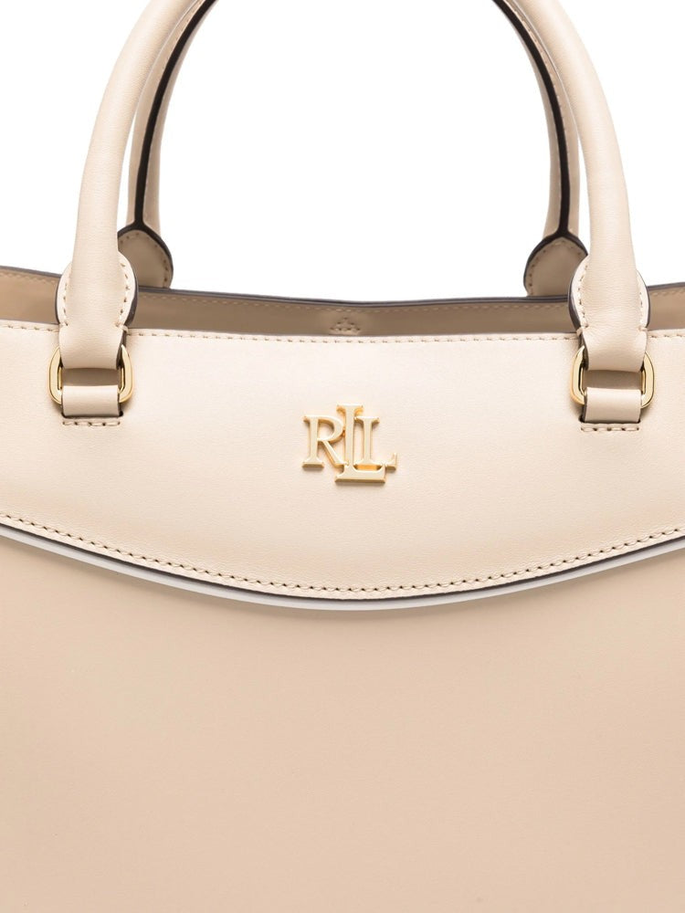 Lauren Ralph Lauren Marcy 36 Large Structured Tote Bag With Gold-Tone Hardware