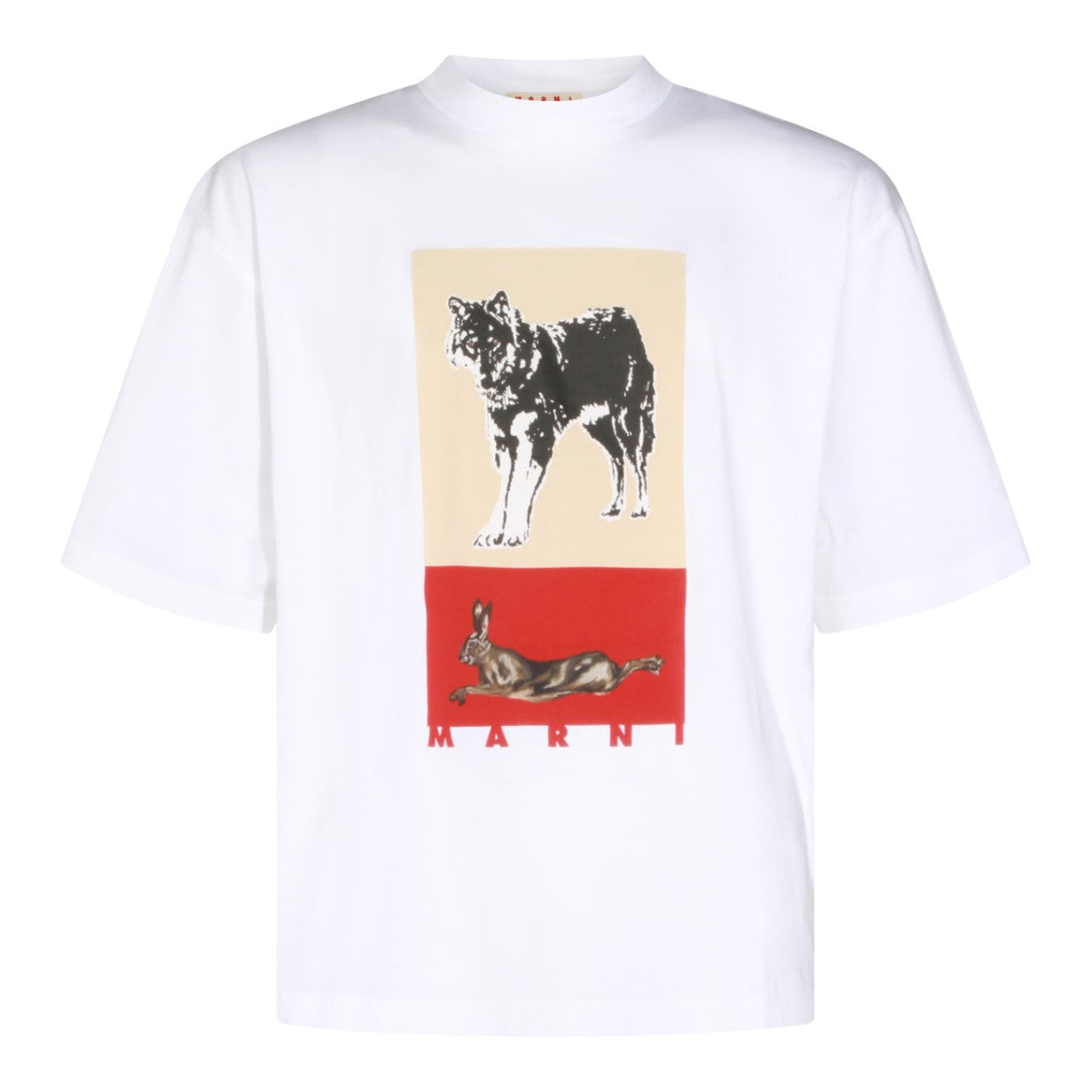 Marni White Cotton T-Shirt