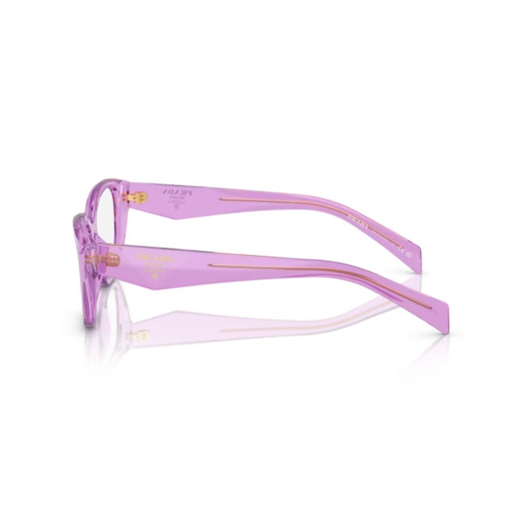 Prada 21Zv Vista Translucent Lavender Cat-Eye Eyeglasses