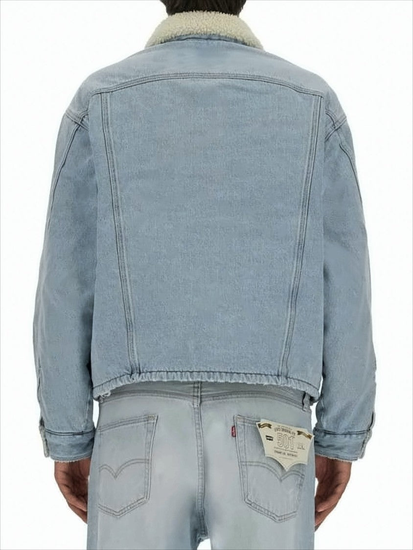 Erl Light Blue Denim Jacket