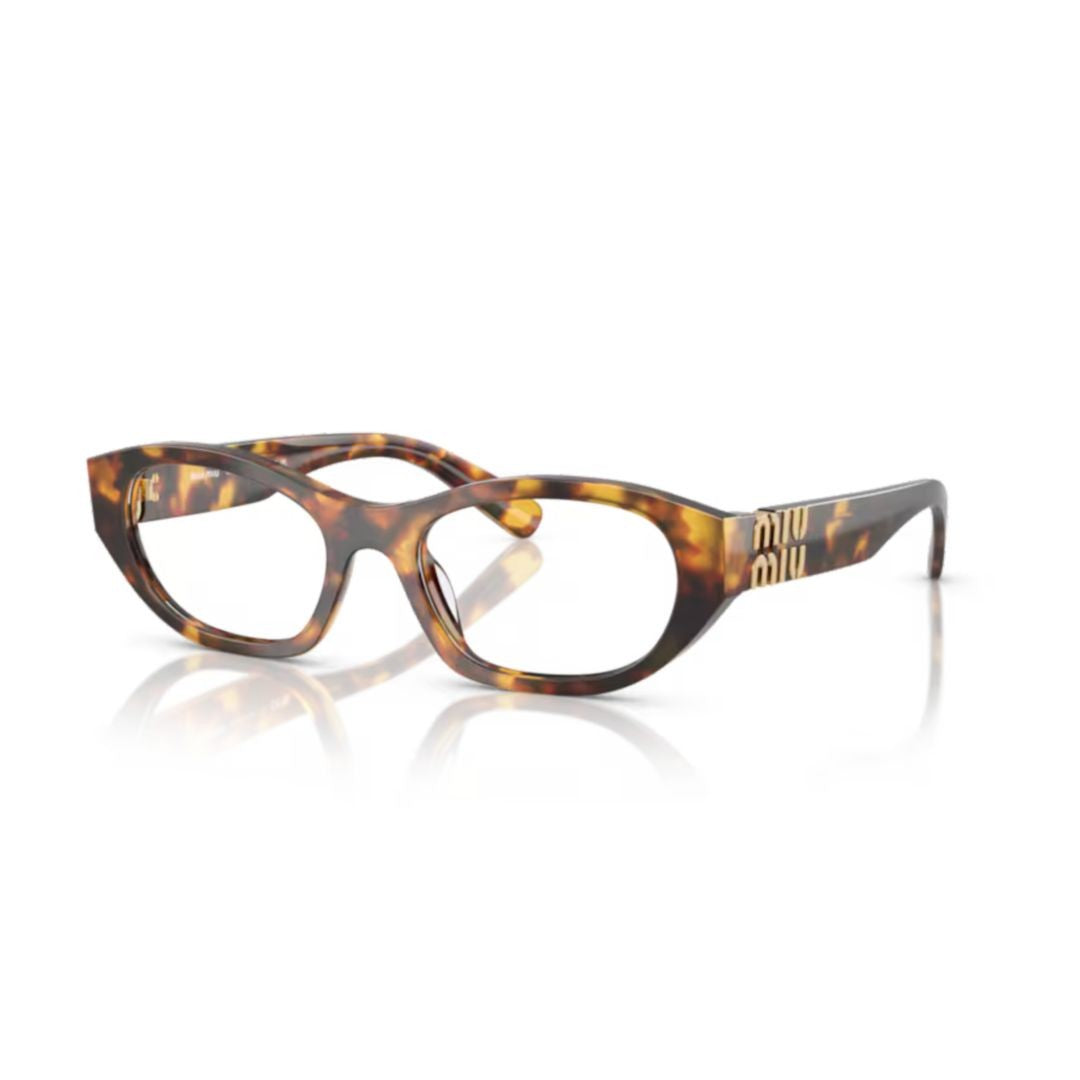 Miu Miu 03Wv Vista Cat-Eye Tortoiseshell Acetate Eyeglasses