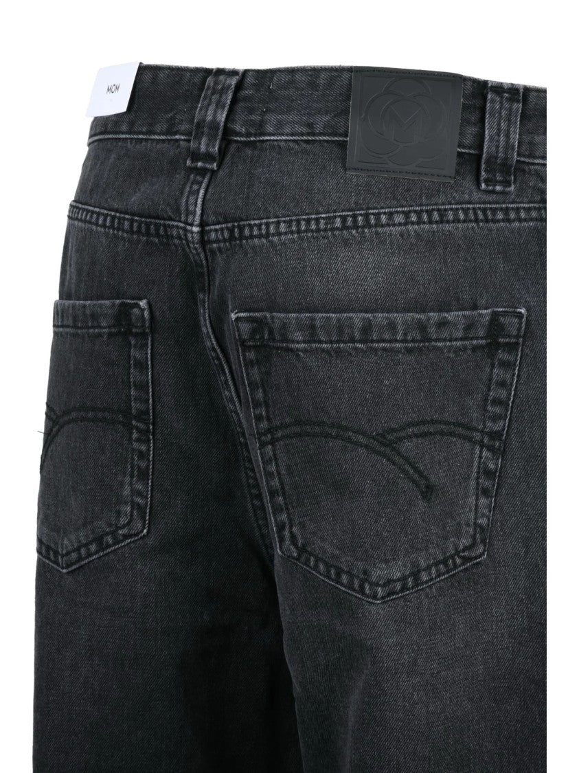 Marella Black Cotton Jeans