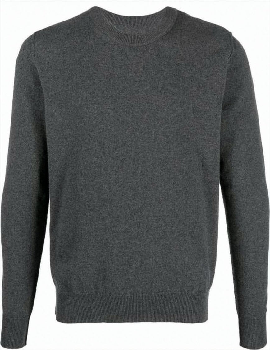 Maison Margiela Cashmere Crewneck Sweater With Minimalist Design