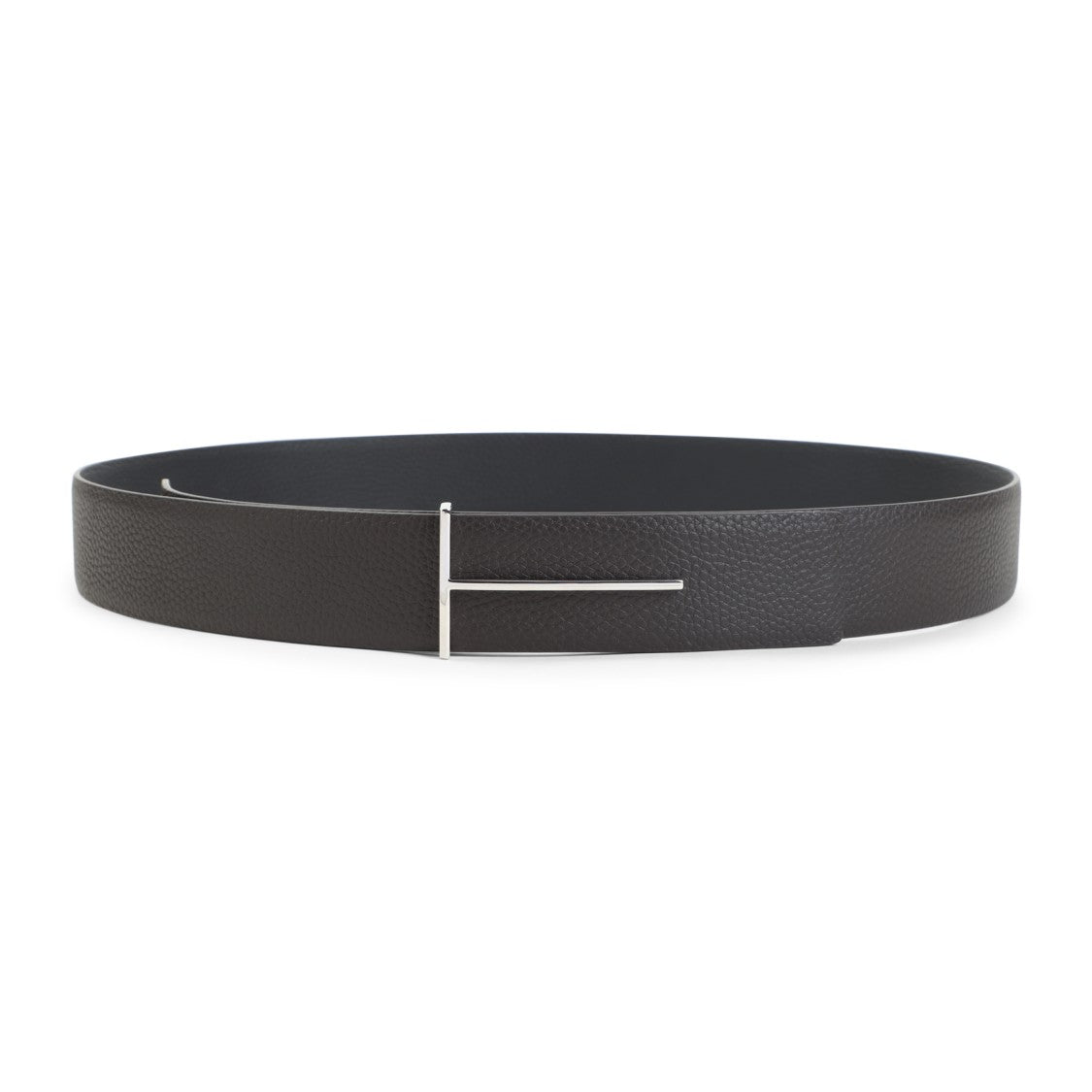 Tom Ford Brown And Black Calf Leather Belt