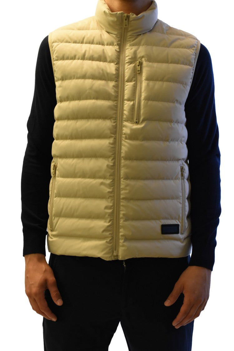 Fay Beige Nylon Quilted Down Jacket