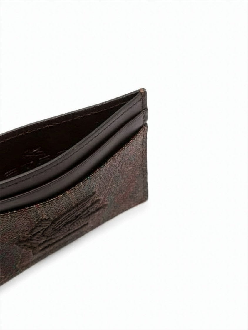 Etro Textured Fabric Cardholder