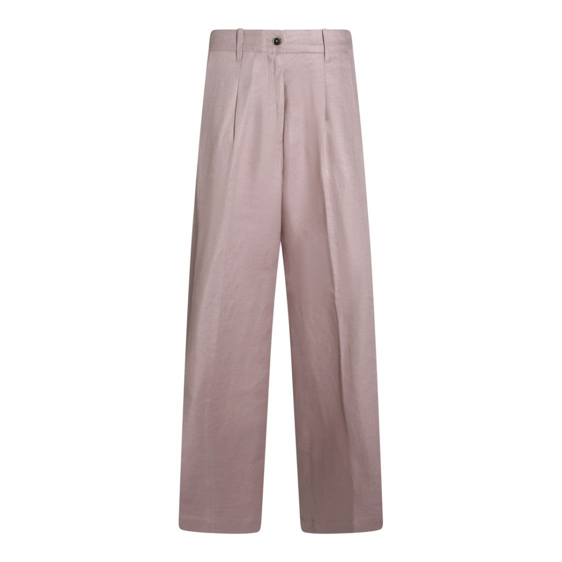 Nine In The Morning High-Waisted Straight-Leg Trousers With Pleats