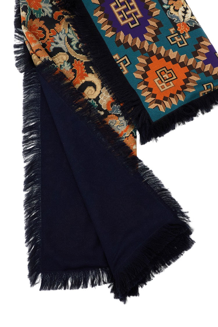 Pierre-Louis Mascia Multicolour Pattern Scarf With Hues