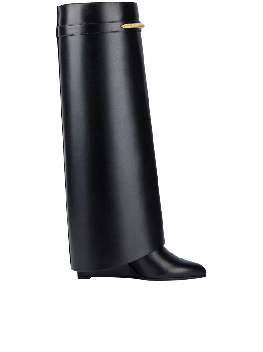 Givenchy Heel High Pointed Toe Calf Leather Boots