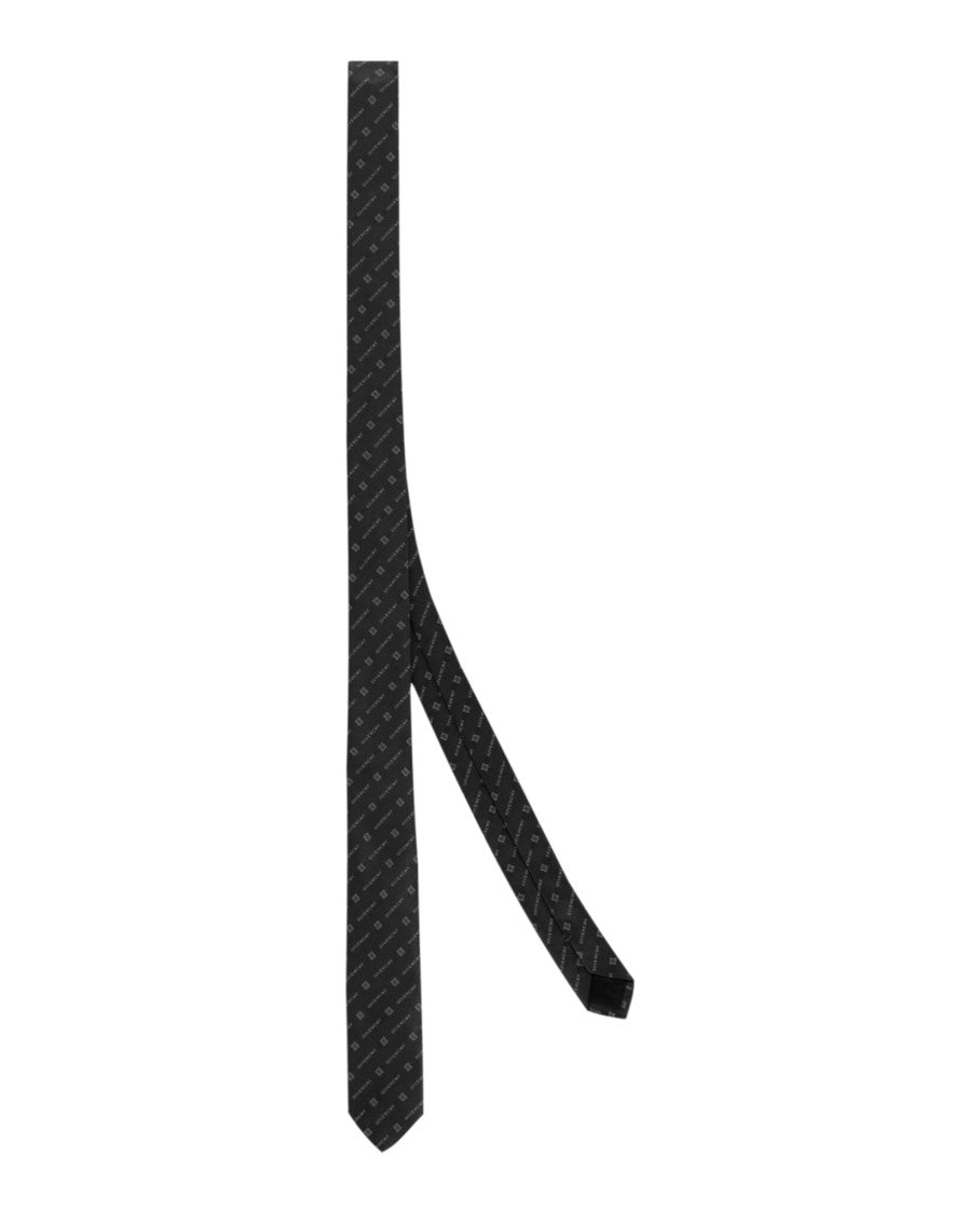 Givenchy Diagonal Logo Silk Tie