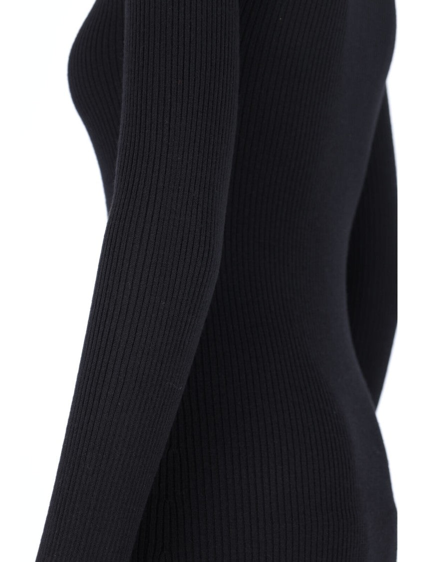 Nili Lotan Nili Lotan "Roxy" Maxi Knitted Dress Black