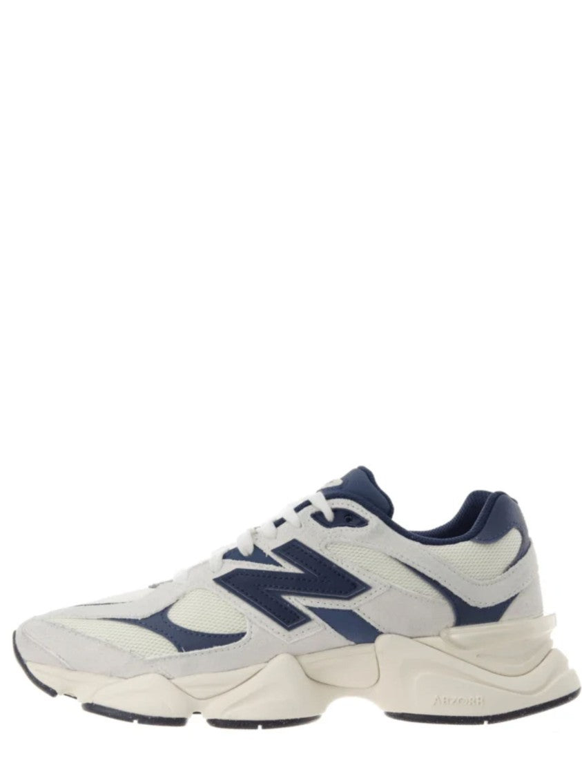 New Balance Blue 9060 Leather Mesh-Blend Sneakers