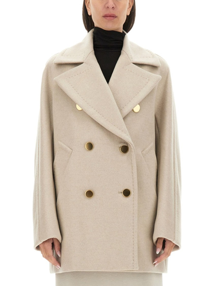 Max Mara Regular Fit Cashmere Long Coat With Timeless Design