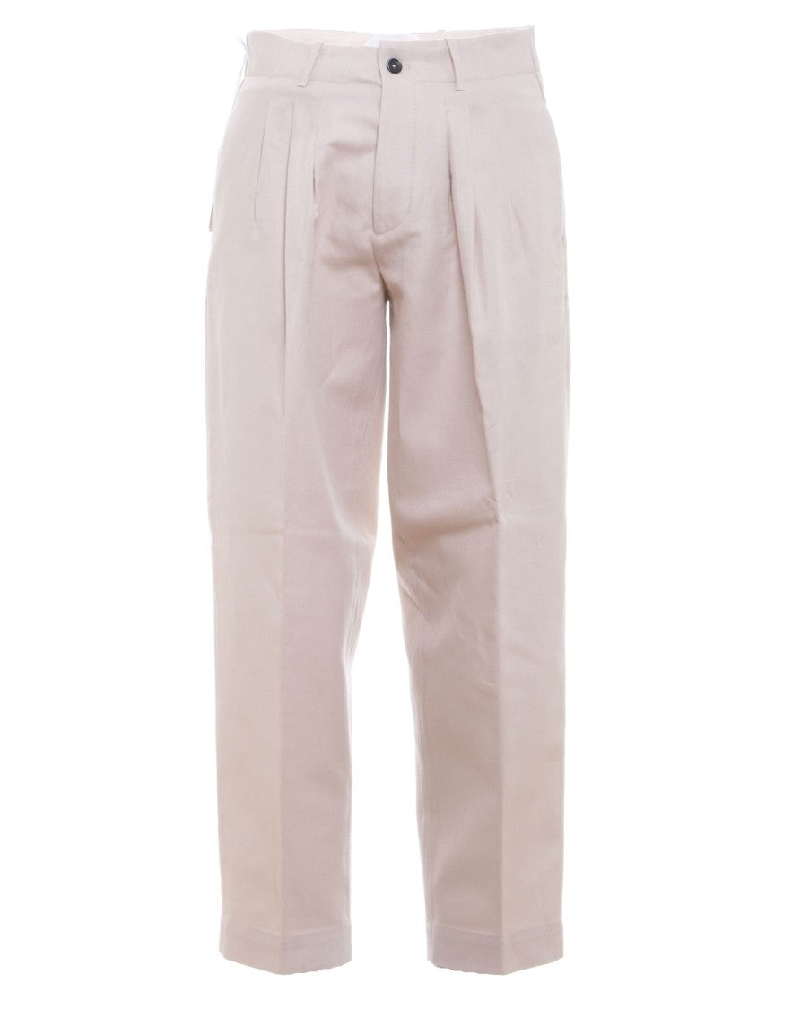 Nine In The Morning Relaxed Carrot Fit Chino Trousers