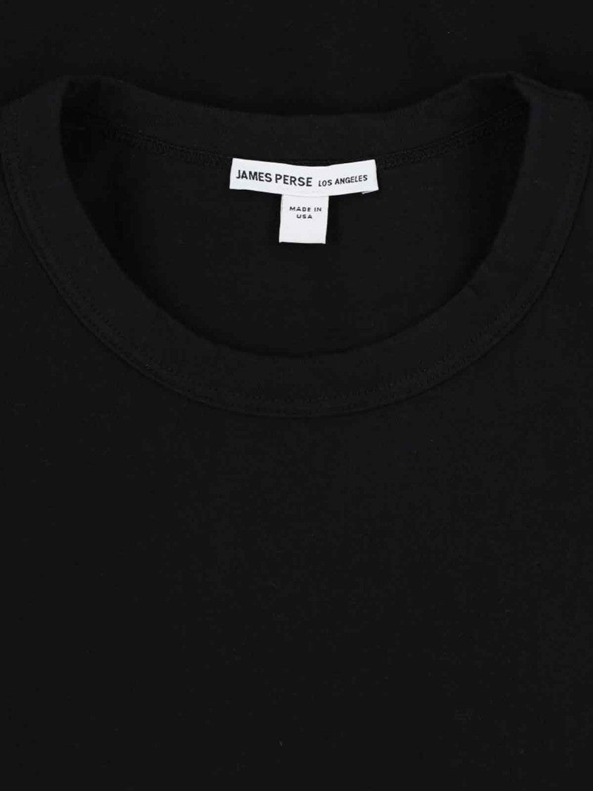 James Perse Black Timeless Cotton Short-Sleeve T-Shirt