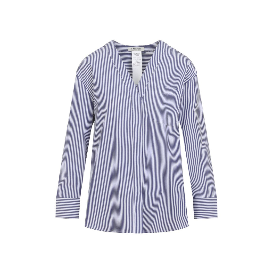 Max Mara Blue Cotton Shirt