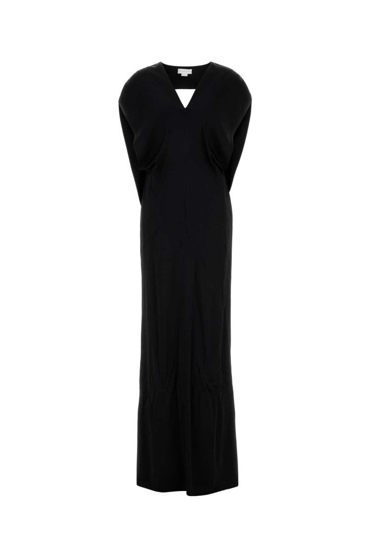 Stella Mccartney Black Satin Long Dress