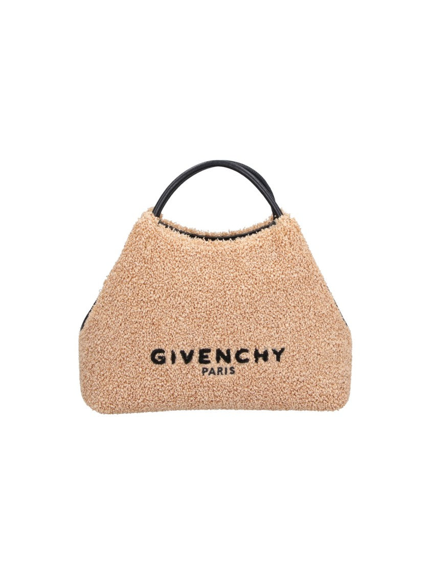 Givenchy Trapezoidal Textured Beige Bag