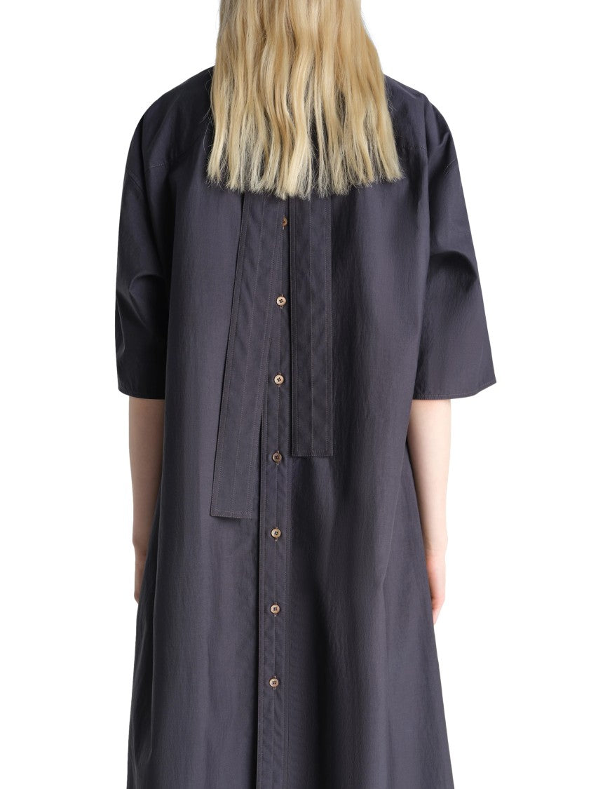 Lemaire Reversible Tube Dress With High Neck