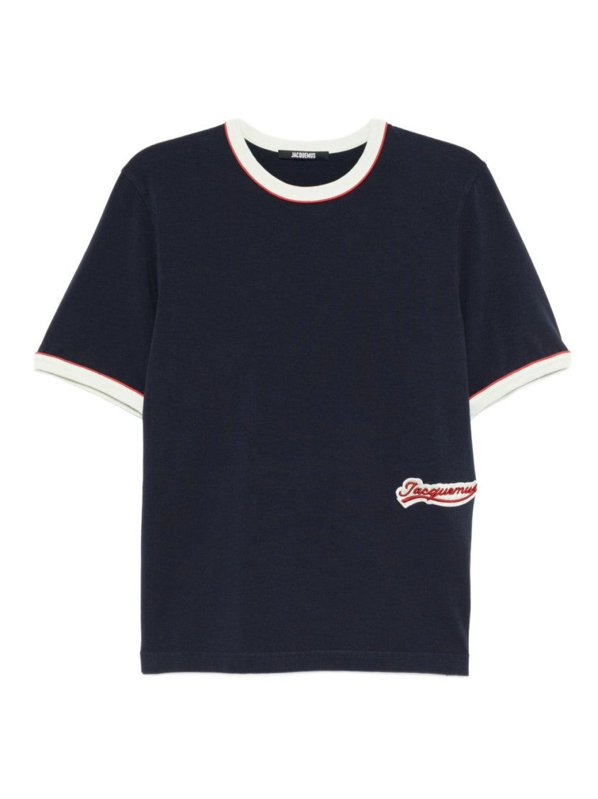 Jacquemus Navy Blue Short-Sleeve T-Shirt
