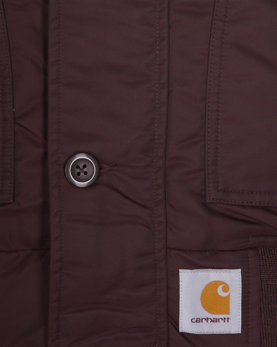 Carhartt Wip Medium-Weight Nylon Bomber Jacket With Detachable Fleece Flap