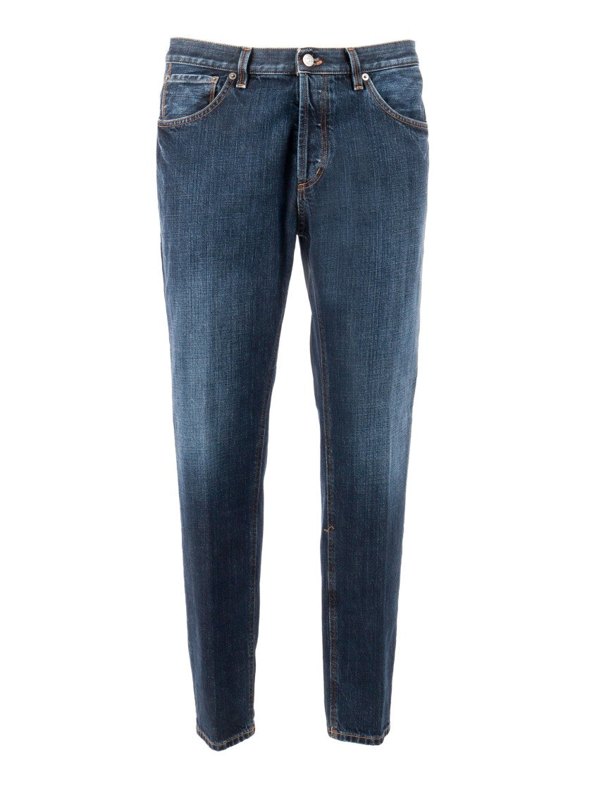Dondup Medium Blue Brighton Tapered Jeans