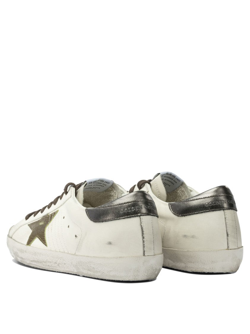 Golden Goose Low-Cut Sneakers With Vintage Leather