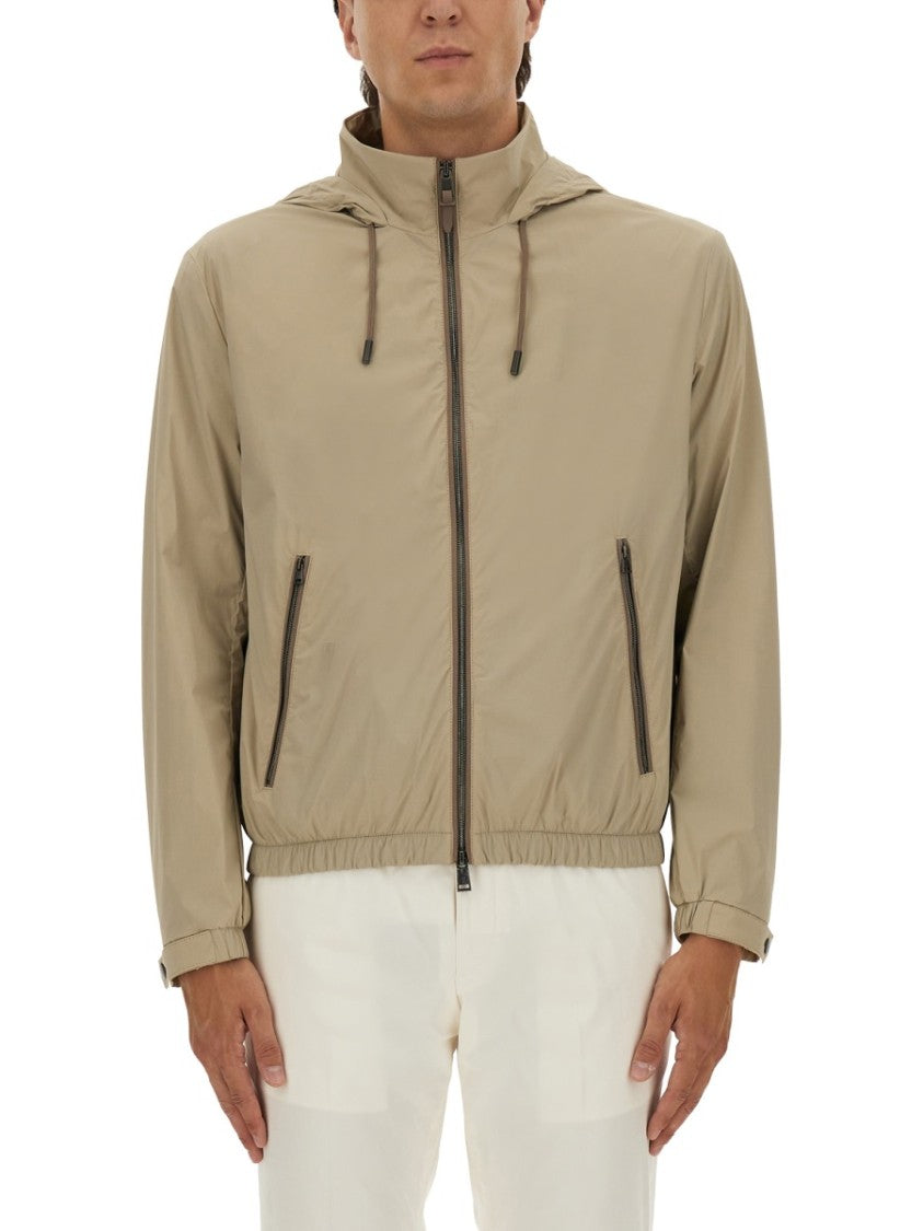Boss Camel Water-Repellent Windbreaker Jacket