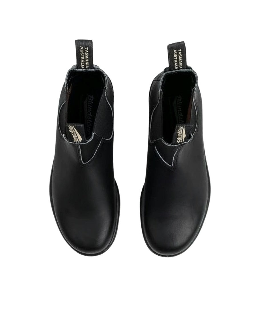 Blundstone Seamless Black Leather Slip-On Boots