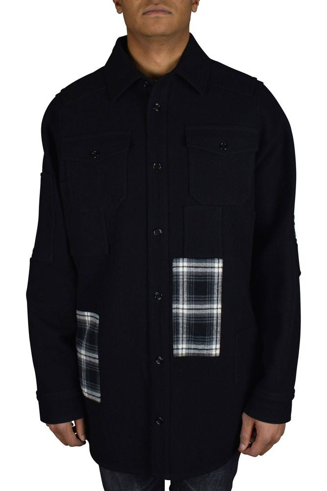 Off-White Contemporary Wool Blend Coat