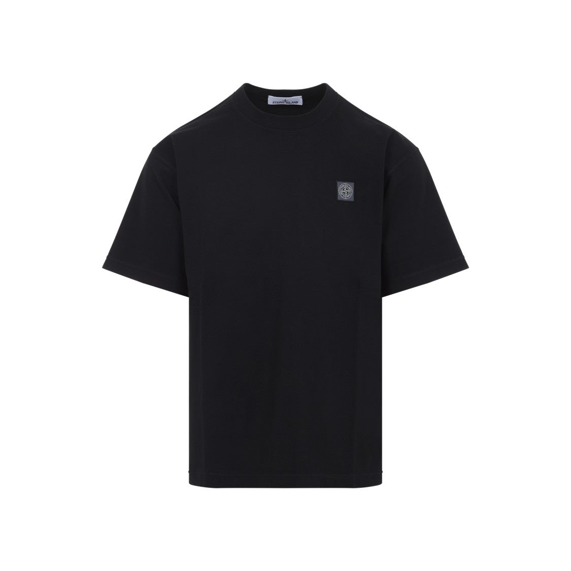 Stone Island Black Cotton Short Sleeves T-Shirt