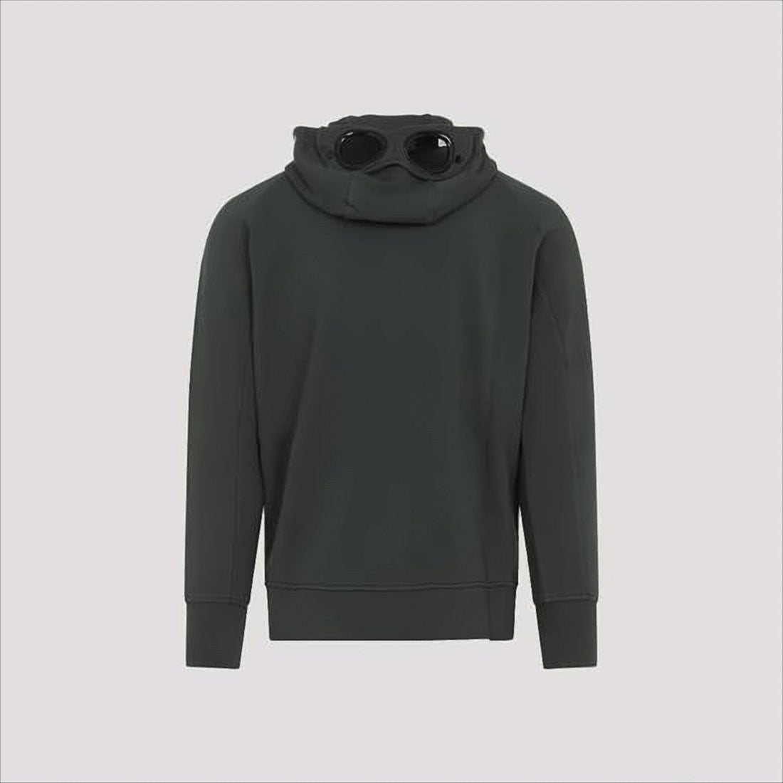 C.P. Company Structured Black Hoodie With Integrated Goggles