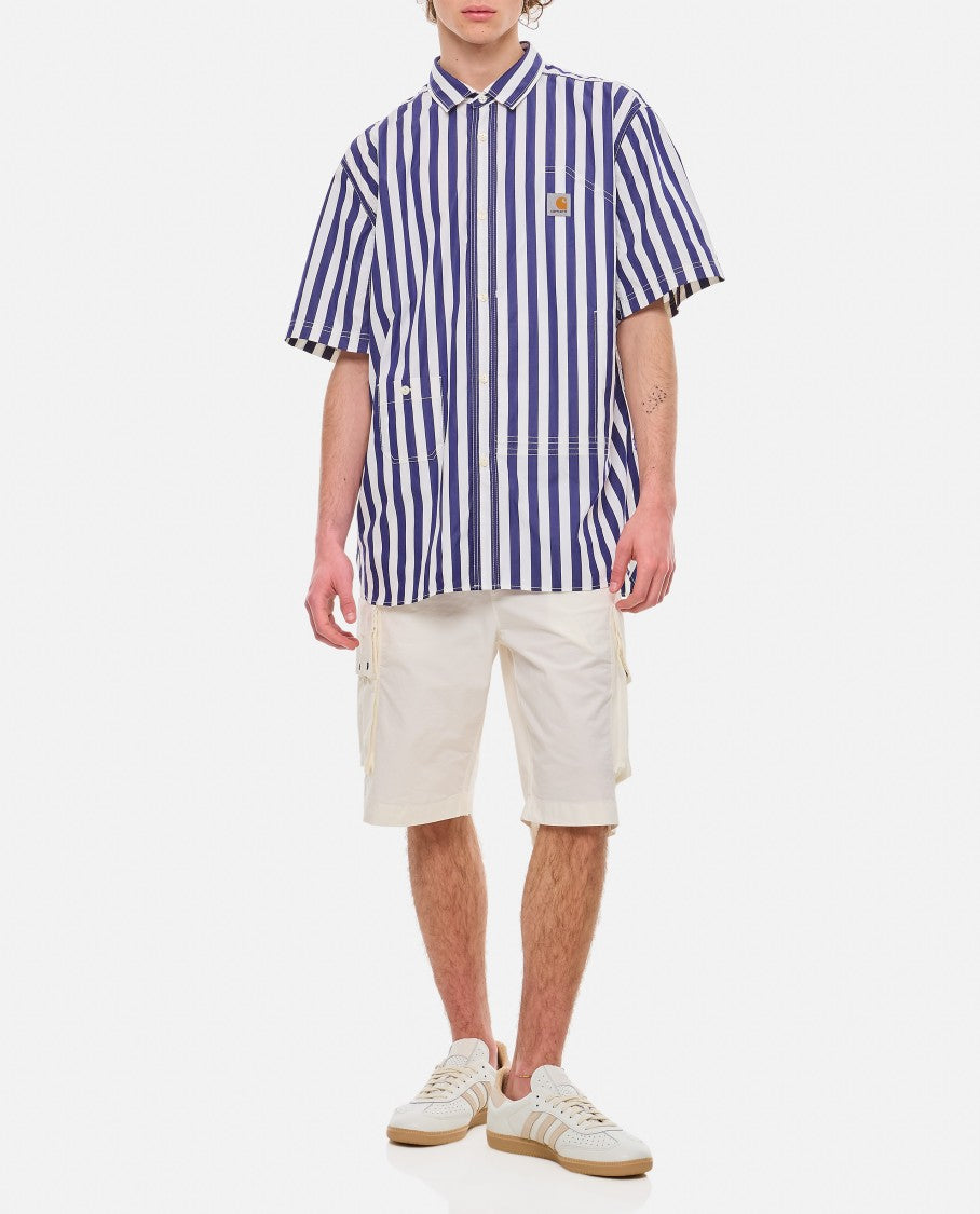 Junya Watanabe Short Sleeve Stripes Shirt