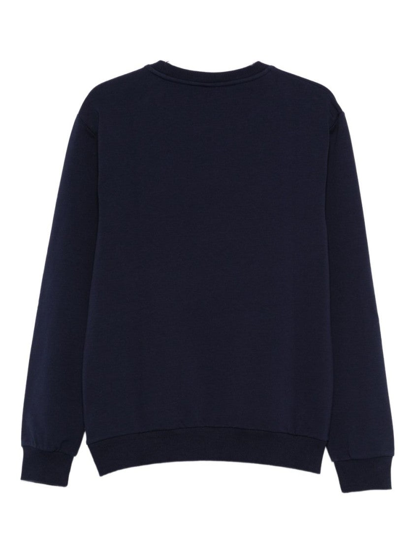 Moschino Navy Blue Crew Neck Sweatshirt