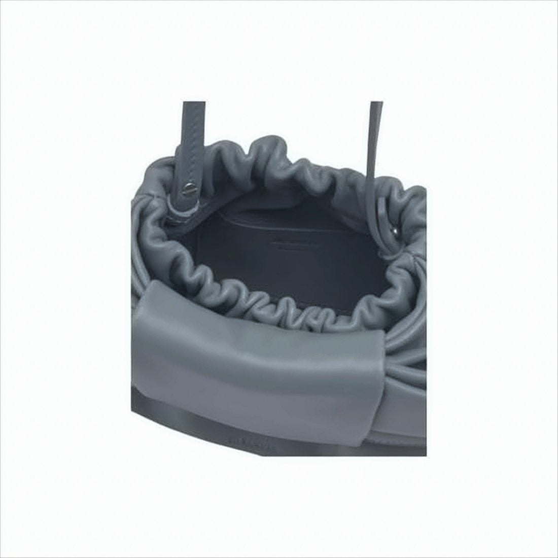 Jil Sander Structured Lambskin Leather Shoulder Bag