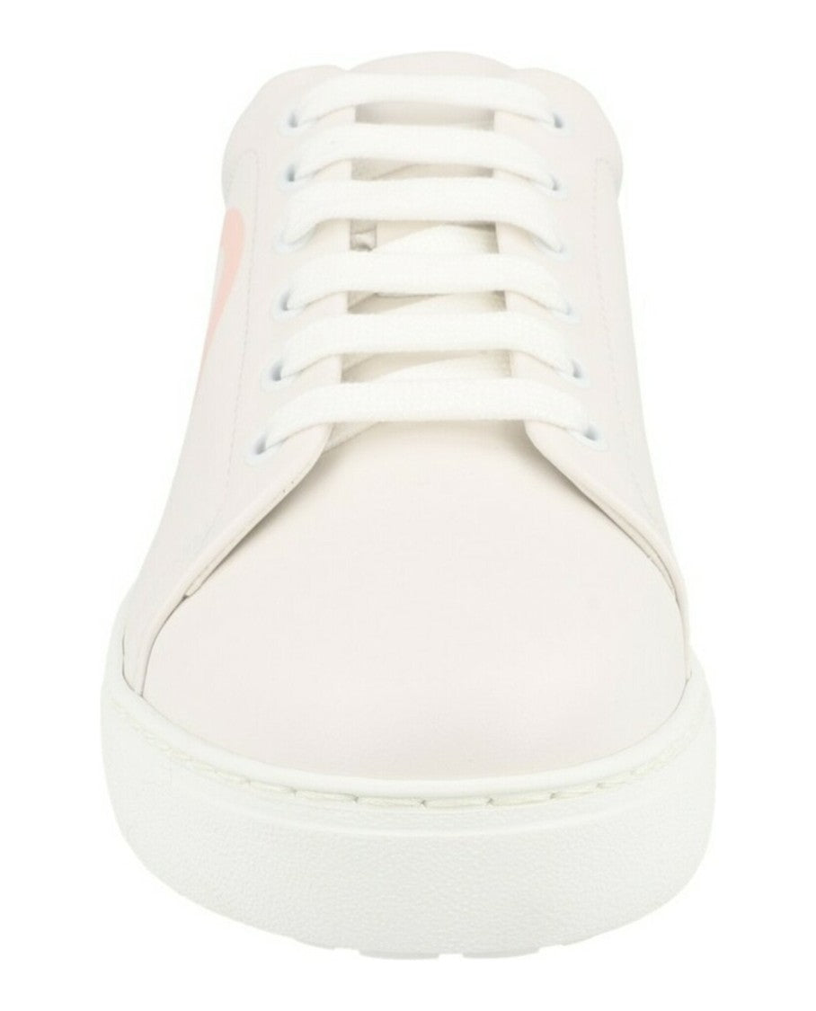 Ferragamo Number Leather Low-Top Sneakers