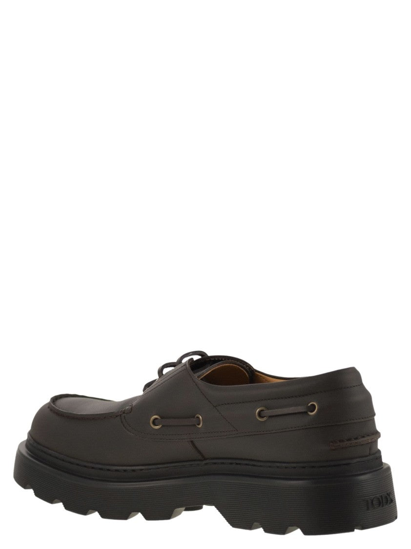 Tod's Leather Boat Shoe